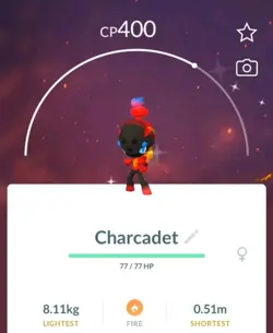 #935 Shiny Charcadet (Schillernd Knarbon) Pokemon Go - Image 1