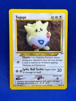 Pokemon Tcg Togepi 56/105 Neo Destiny Non Holo - Image 1