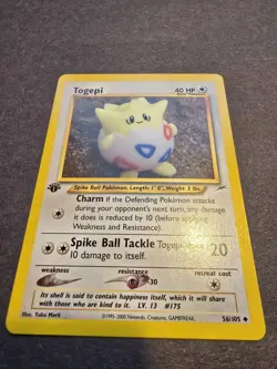 Pokemon Togepi 1st Edition Uncommon Card 56/105 Neo Destiny Nm/Mint - Image 5