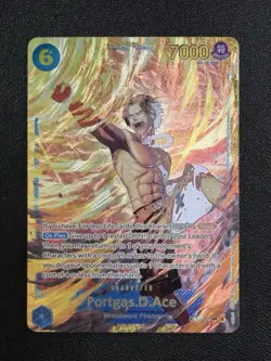 Portgas.D.Ace Alt Art OP13-119 SEC Carrying on His Will One Piece ENGLISH - Image 1