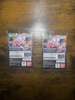 Bandai Namco One Piece US Voyage Monkey D. Luffy Leader Promo Holo Lot 2 - Image 2