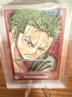 ✅Roronoa Zoro (OP01-001) Alt Art Leader BGS 10 One Piece - ROMANCE DAWN English - Image 2