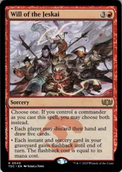 MTG Will of the Jeskai (40) | NM | Commander: Tarkir: Dragonstorm {TDC} - Image 1