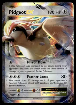 Pidgeot EX Ultra Rare Holo XY - Evolutions 64/108 NM Pokemon TCG - Image 1