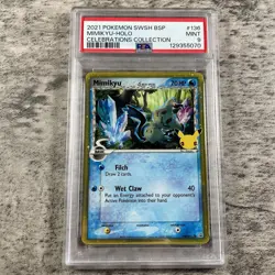 Pokemon TCG Mimikyu Holo Promo #SWSH136 25th Celebrations PSA 9 - Image 1