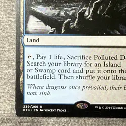 MTG Polluted Delta - Khans of Tarkir (KTK) #239 Non-Foil MP Magic Card - Image 4