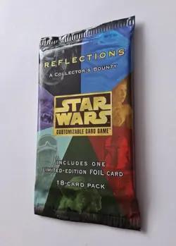 SEALED Star Wars CCG Reflections 1 Booster Pack UNOPENED Trading Cards Decipher - Image 2