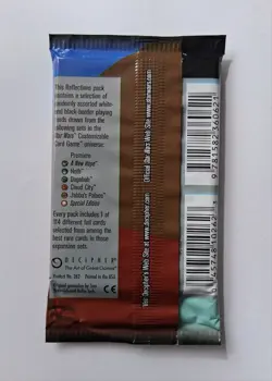 SEALED Star Wars CCG Reflections 1 Booster Pack UNOPENED Trading Cards Decipher - Image 4