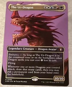 The Ur-Dragon (Borderless) Commander Masters Regular - Image 1