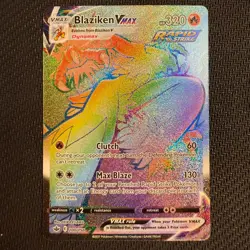 Blaziken VMAX 200/198 NM Secret Rare Full Art SWSH: Chilling Reign Pokemon TCG - Image 1