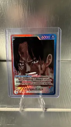 One Piece Portgas D. Ace Alt Art Leader Op-13-002 English Carrying On His Will - Image 1