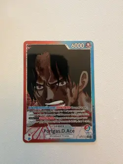 One Piece Portgas.D.Ace Alternate Art Leader OP13 002 Carrying On His Will - Image 1