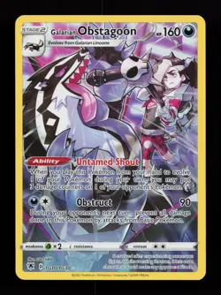 Galarian Obstagoon TG10/TG30 Astral Radiance Trainer Gallery Pokemon Card - Image 1