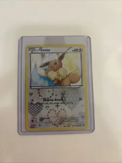Pokemon TCG Eevee Reverse Holo RC14/RC25 Legendary Treasures Card 2013 - Image 1