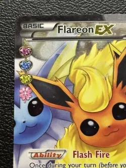 Flareon EX RC28/RC32 Generations, Radiant Collection 2016 Holo Pokemon Card MP - Image 3