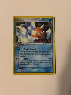 Pokemon TCG Seaking 24/107 Ex Deoxys Reverse Holo Rare Stamped Card - MP! - Image 2