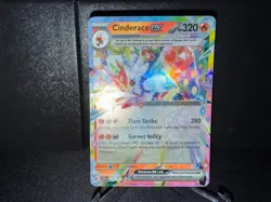 Cinderace ex 028 2024 Pokemon Stellar Crown Double Rare Card NM+ - Image 1