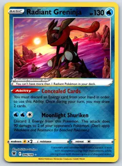 Radiant Greninja - Astral Radiance 046/189 Pokemon Card NM - Image 1