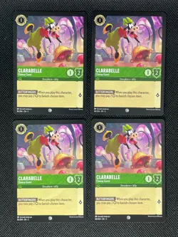 x4 Clarabelle - Clumsy Guest 86/204 DISNEY LORCANA Shimmering Skies - Image 1