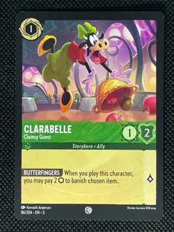 x4 Clarabelle - Clumsy Guest 86/204 DISNEY LORCANA Shimmering Skies - Image 3