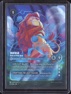 2024 Disney Lorcana Shimmering Skies 217 Mufasa Enchanted - Image 1