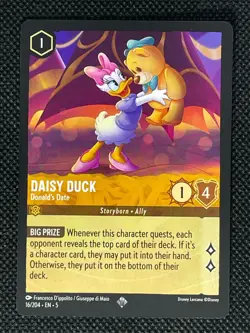 Daisy Duck - Donald's Date 16/204 DISNEY LORCANA Shimmering Skies SUPER RARE - Image 1