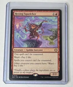 Hexing Squelcher #145 Lorwyn Eclipsed Rare Creature MTG NM/M - Image 1
