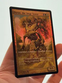 1X FOIL Doran, the Siege Tower FULL ART CHAMPS PROMO MINT MTG Magic 2007 EDH - Image 3