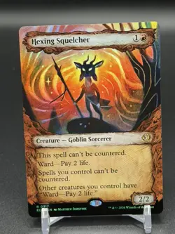 MTG Lorwyn Eclipsed ~ Hexing Squelcher (Showcase) FOIL Rare 317 PACK FRESH! - Image 1