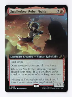Smellerbee, Rebel Fighter Extended Foil MTG Avatar Last Airbender Eternal Legal - Image 1