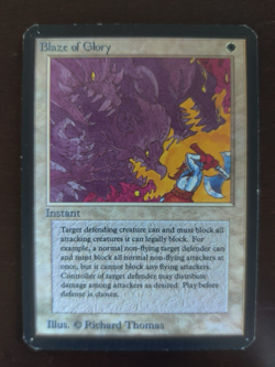 Blaze of Glory Alpha mtg magic the gathering rare nm- - Image 1
