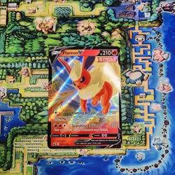 Flareon V SWSH149 Black Star Promo Tin Collection Pokemon TCG Nm/Lp - Image 1