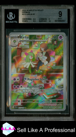 KIRLIA IR POKEMON 212/198 2023 SCARLET & VIOLET - GERMAN BECKETT 9 - Image 1