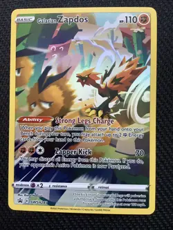 Pokemon TCG Galarian Zapdos SWSH283 SWSH: Sword & Shield Promo NM - Image 1