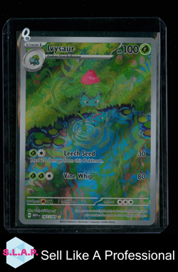 IVYSAUR POKEMON 167/165 2023 MEW HOLO SECRET RARE ENGLISH - Image 1