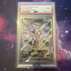 2022 POKEMON SWORD & SHIELD BRILLIANT STARS #166 FULL ART/ARCEUS V PSA 9 English - Image 1