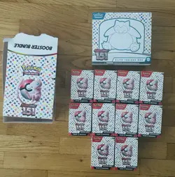 Pokemon 151 ETB and Lot of 10 Booster Bundles Factory Sealed New English TCG - Image 1