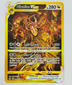 Pokemon Giratina VSTAR Secret Rare Full Art Holo GG69/GG70 Crown Zenith 280 HP - Image 1