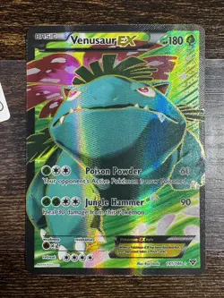 Pokemon Venusaur EX (141 Full Art) 141/146 XY Holo (LP) - Image 2