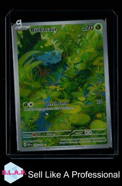 BULBASAUR POKEMON 166/165 2023 MEW ENGLISH - Image 1