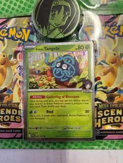 Pokemon Ascended Heroes Erika's Tangela 2-Pack Blister English OVP Sealed #7 - Image 2