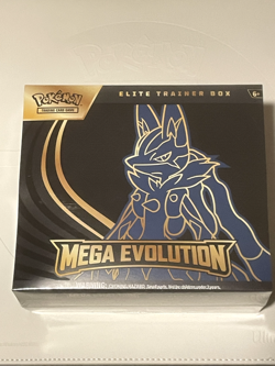 Pokemon Mega Evolution 2025 Lucario ETB Elite Trainer Box Sealed - Image 1