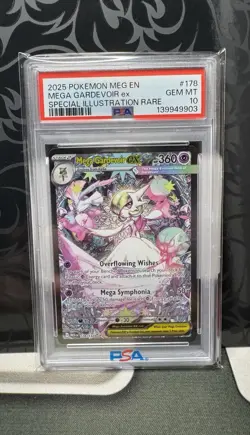 2025 Pokemon Mega Evolution Mega Gardevoir Ex Special Illustration Rare PSA 10 - Image 1
