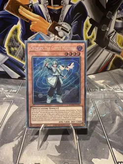 BLMM-EN044 Crowley, the Gifted Magistus Secret Rare 1st Edition YUGIOH - Image 1