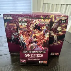 One Booster Packs One Piece OP-11 A Fist Of Divine Speed Factory Sealed⚡Fast - Image 1