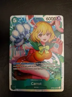 One Piece TCG Carrot OP08-023 Secret Rare Two Legends English SR - Image 1