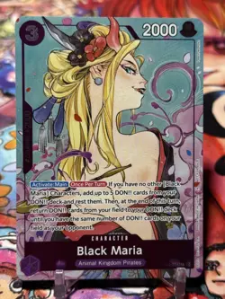BLACK MARIA - One Piece OP08-074 - PROMO Super Rare SR - Illustration Box Vol. 2 - Image 1