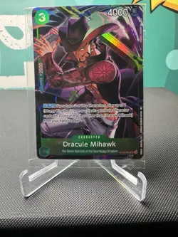 2025 One Piece Illustration Box Vol 4 Dracule Mihawk Promo #ST12-003 - Image 1