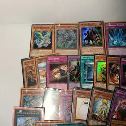 Yu Gi Oh Card Bulk Lot Bundle Approximately 80+ Random Cards Including Holos - Image 2