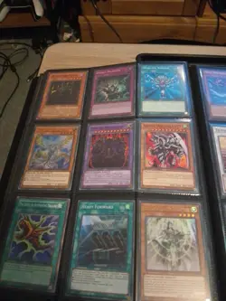 Yu-Gi-Oh Cards Large Bundle( Mostly Holo Rares), X2 Card Binders,X2 Dice,X1 Tin - Image 5